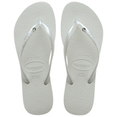 Women's Slim Crystal Flip Flops